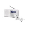Sharp DR-P420(WH) Tokyo Portable Digital Radio, FM/DAB/DAB+, Bluetooth 5.0, USB or Battery Powered, Snowy White | Sharp | Tokyo Portable Digital Radio | DR-P420(WH) | White | USB port | Bluetooth | FM radio | Headphone out