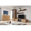 Cama set of two shelves 125cm SOHO lefkas oak/black