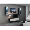 Cama TV stand VIGO 140 30/140/40 black/white gloss