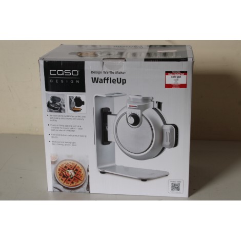 SALE OUT. Caso WaffleUp Waffle Maker, 800 W, Stainless Steel, DAMAGED PACKAGING | Caso WaffleUp | Waffle Maker | 800 W | Number of pastry 1 | Waffle | Silver | DEMO