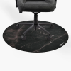Arozzi ZONA Round Floor Pad - Black Marble