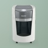 Leitz IQ OptiMax Small Office 350 Micro Cut Paper Shredder Security P5 22L - White