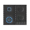 Gorenje | Hob | GW642AB | Gas | Number of burners/cooking zones 4 | Rotary knobs | Black