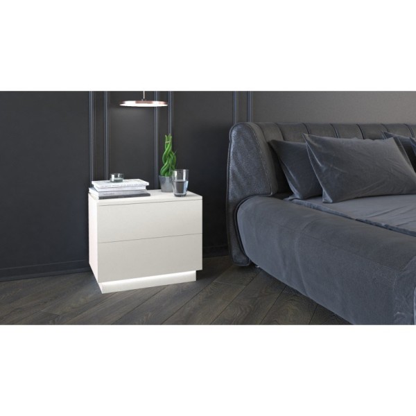 Topeshop S2 BIEL nightstand/bedside table 2 ...