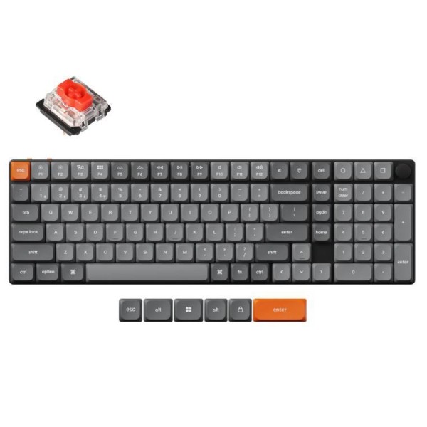 KEYBOARD WRL K17 MAX RGB/BLACK K17M-B1 ...
