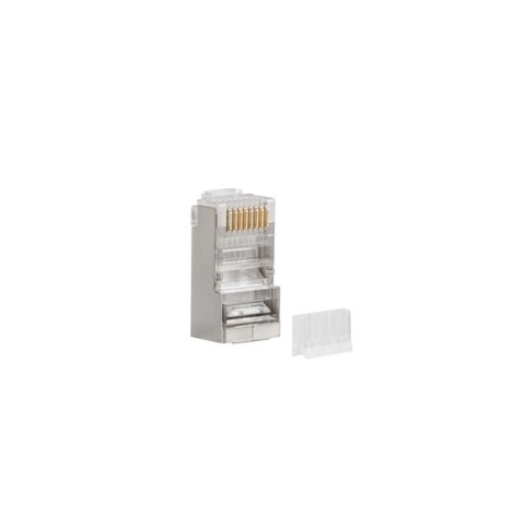 Lanberg PLS-6020 wire connector RJ-45 Stainless steel, Transparent