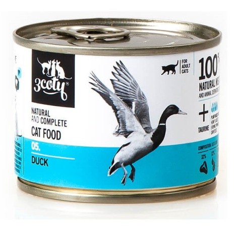 3Coty DUCK for Adult cats 180g