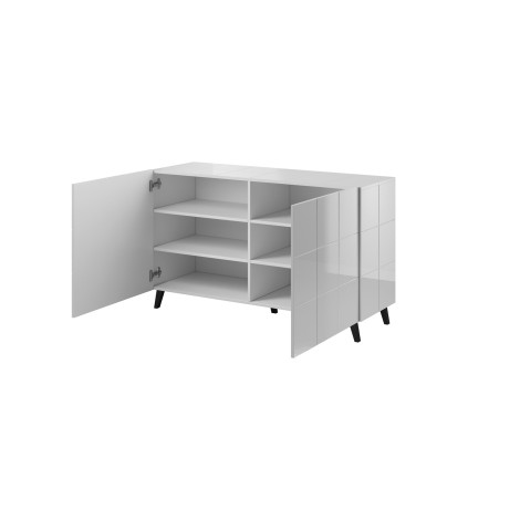 Cama sideboard 2D REJA white gloss/white gloss