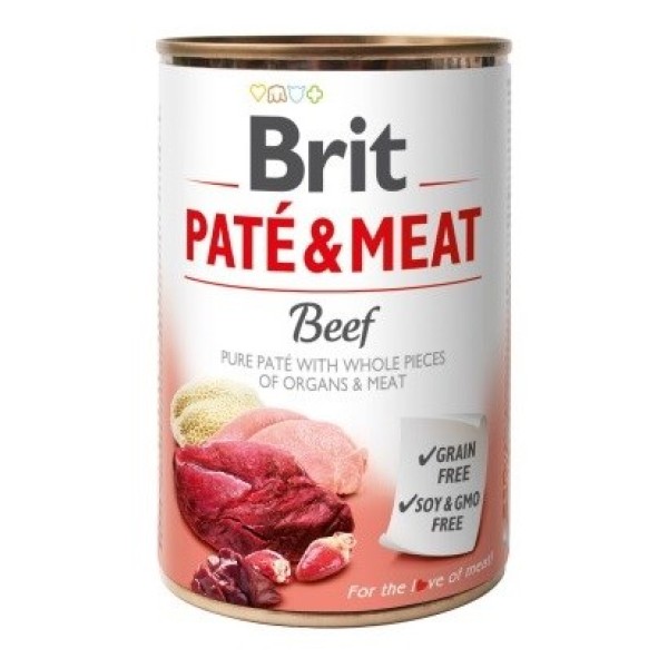 BRIT Paté & Meat with Beef ...