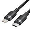 CABLE USB-C TO LIGHTNING/2M BLACK LALBH VENTION