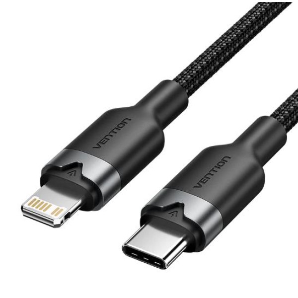 CABLE USB-C TO LIGHTNING/2M BLACK LALBH ...