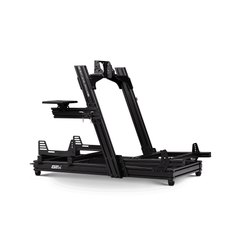 Next Level Racing | Aluminum | Racing Simulator Cockpit | GTElite Front and Side Mount Edition | Black