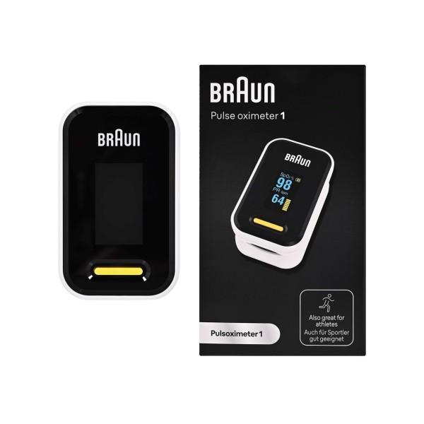 Braun YK-81CEU pulse oximeter Black, Stainless ...