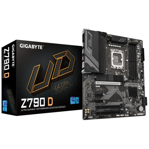 Mainboard|GIGABYTE|Intel Z790|LGA1700|ATX|Memory DDR5|Memory slots 4|2xPCI-Express 3.0 ...