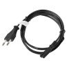 Lanberg CA-C7CA-10CC-0018-BK power cable Black 1.8 m C7 coupler CEE7/16