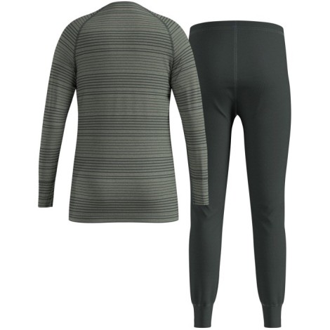 Bielizna termoaktywna - zestaw Odlo Set long ACTIVE WARM SET roz. 116cm Szara