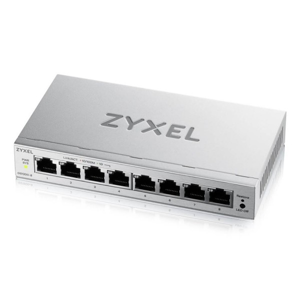 Zyxel GS1200-8V3 Managed L2 Gigabit Ethernet ...
