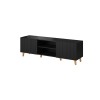 Cama RTV cabinet PAFOS 150x42x52 Black matt