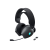 Dell Alienware Tri Mode Wireless Gaming Headset | AW725H | Built-in microphone | Wired/Wireless | Dark Side of the Moon