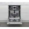 Whirlpool Dishwasher | W0I D741A S | Built-in | Width 59.8 cm | Number of place settings 14 | Number of programs 11 | Energy efficiency class C | Silver