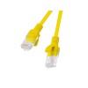 PATCHCORD KAT.5E UTP 1M ŻÓŁTY FLUKE PASSED LANBERG 10-PACK