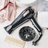 Adler Hair dryer with retractable power cord | AD 2283 | 2400 W | Number of temperature settings 3 | Diffuser nozzle | Black/Golden Rose