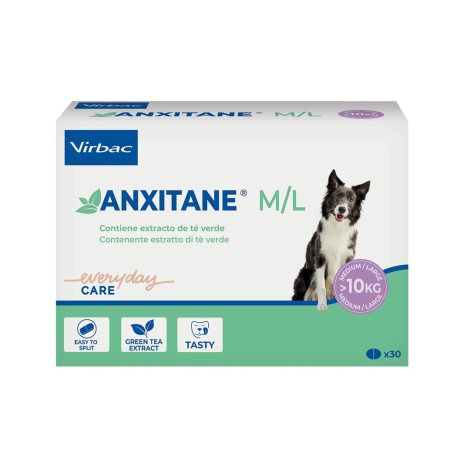 VIRBAC Anxitane Medium & Large - calming product for dogs - 30 tablets