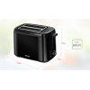 Toaster MPM MTO-07/c black