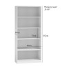 Topeshop R80 SONOMA office bookcase