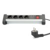 Digitus | Office Power Strip | DA-70614 | Silver/Black