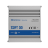 Teltonika | Industiral POE+ Swith | TSW100 | Unmanaged | Desktop | Gigabit Ethernet (copper) ports quantity 5 | Power over Ethernet (PoE) ports quantity 4 | PoE+ ports quantity 4 | 24 month(s)