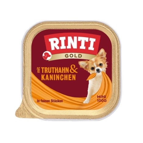 RINTI Gold Mini Turkey with rabbit - wet dog food - 100g