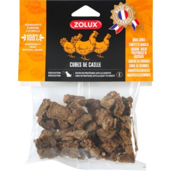 ZOLUX Quail cubes - dog treat ...