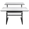 DNA Professional SD3 - Study desk with keyboard shelf, 91.4 cm (black and grey)