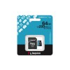 KINGSTON microSDXC Canvas Go Plus 64GB + Adapter