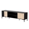 Cama RTV cabinet MERCI RTV cabinet 180 x 40 x 53.5 cm black/oak artisan