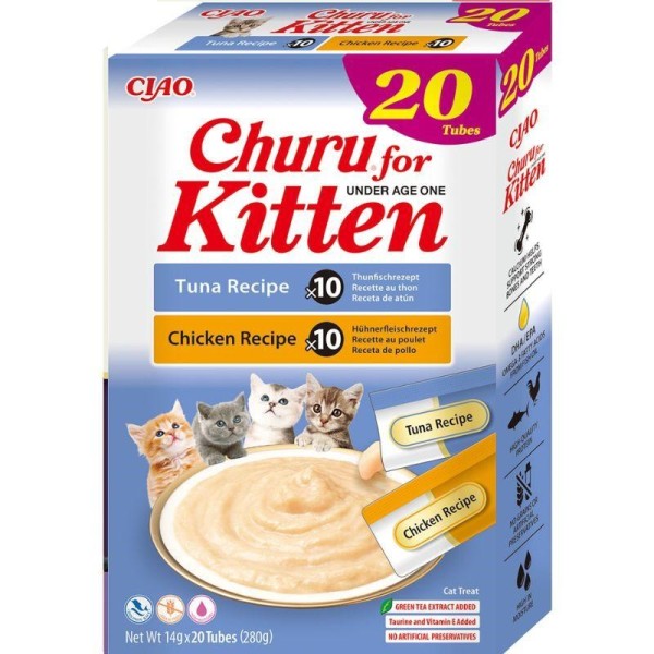 INABA CAT CHURU KITTEN VARIETY przysmak ...