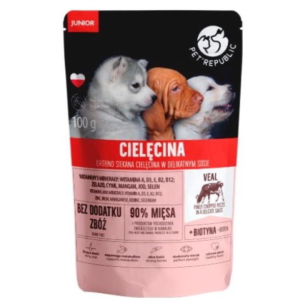 PET REPUBLIC Junior Finely chopped veal ...