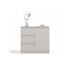 CHEST OF DRAWERS 1 DOOR 3 DRAWERS COLOUR CASHMERE
