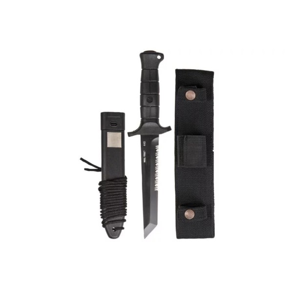 Nóż Mil-Tec German Combat Knife Black ...