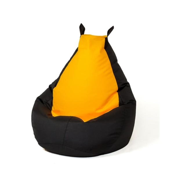 Sako bag pouffe Batman black-yellow XL ...