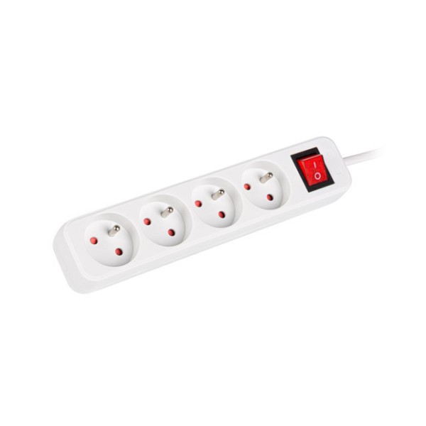 Lanberg Cable Power Strip, 4X French ...