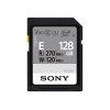 Sony | UHS-II SDXC Memory Card | SF-E | 128 GB | SDXC | Flash memory class 10, U3, V60