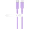 Goobay USB-C Silicone Cable, 1.5 m, purple