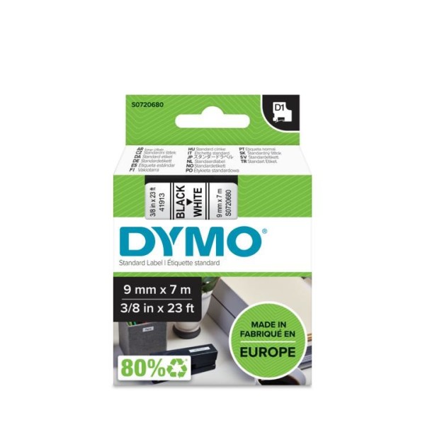 DYMO D1 Standard - Black on ...