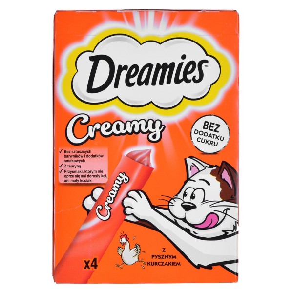 DREAMIES Creamy Chicken - cat treats ...