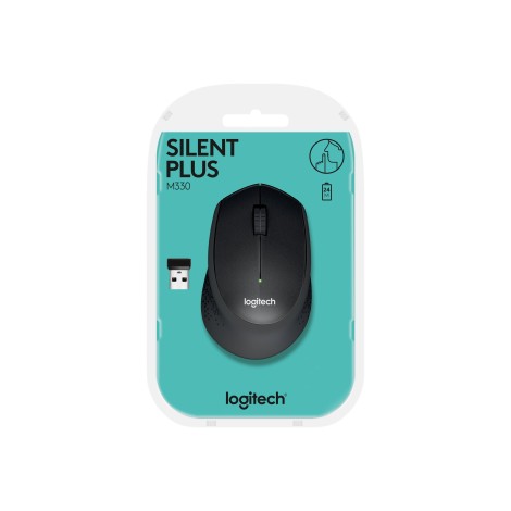 LOGI M330 Silent Plus Black - 2.4GHZ