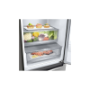 LG | Refrigerator | GBB72PZVCN1 | Energy efficiency class C | Free standing | Combi | Height 203 cm | Fridge net capacity 277 L | Freezer net capacity 107 L | Display | 35 dB | Stainless steel