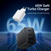 MOBILE CHARGER WALL 65W USB/3P BLACK FERB0-EU VENTION