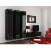 Cama Full cabinet VIGO '180' 180/40/30 black/black gloss